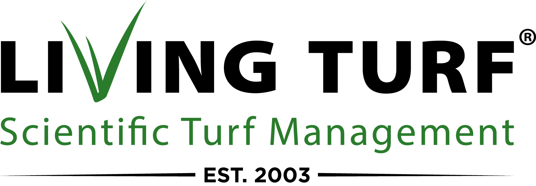 Living Turf Established 2003 logo